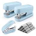 WORKPRO Mini Stapler with Staples, Blue Stapler with Remover, 2000 Staples - color: Blue