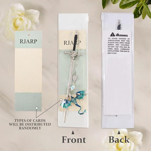 Fourth Wing Dragon Sword Cute Bookmark Book Mark for Reading Women Gifts - color: Silver Blue
