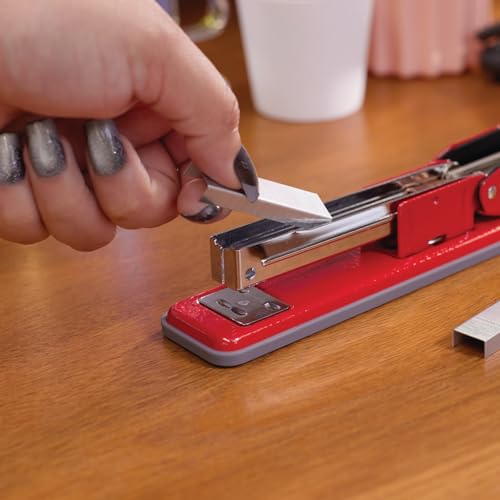 Swingline Stapler, Cub Compact Desktop Stapler, 20 Sheet Capacity, Metal, Rio Red (S701070) - color: Red