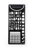 Journal Bookmark: Stainless Steel Journal Bookmark Stencil