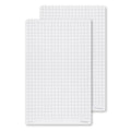 Notsu Graph Grid Small Desk Notepad 120gsm Paper 3.9" x 6.3" (2 Pack) - size: 3.9" x 6.3", style: Graph Paper