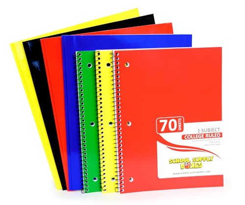 School Supply Boxes | 17" (Black or Clear) Backpack Bundle for (Elementary, Intermediate, or High School) - color: Clear, style: High School Case (6 Pack)