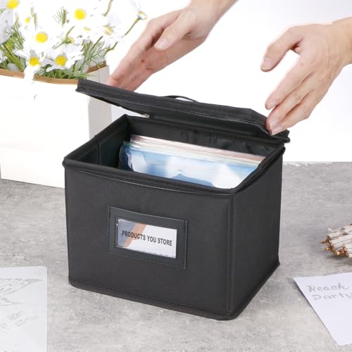 Yoseng Die Cut Organizer Box - Card Storage for Greeting, Birthday, Sports & Trading Cards, Photos