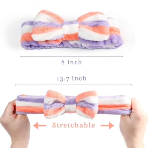 3 otters 8Pack Spa Headband, Makeup Headband for Washing Face Skincare - color: style1