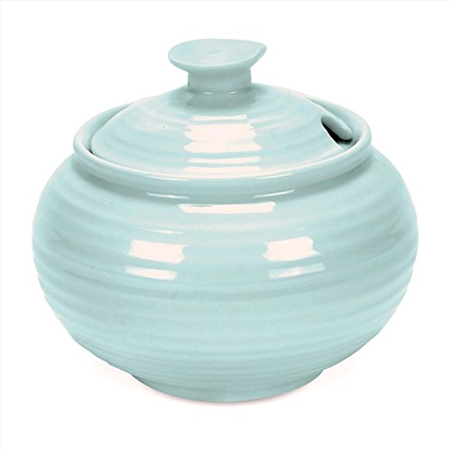 Portmeirion Sophie Conran Celadon Covered Sugar Bowl 11 Oz - color: Celadon