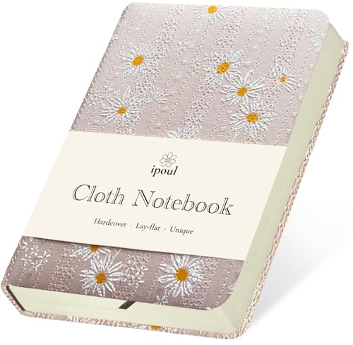 Cute Journal, A6 Notebook, 4x6, Pocket Sketchbook, Travel Journal for Women, Thick Notebook, Diary for Girls, Daisy Flower, Pink - color: A6-Cute Daisy Pink