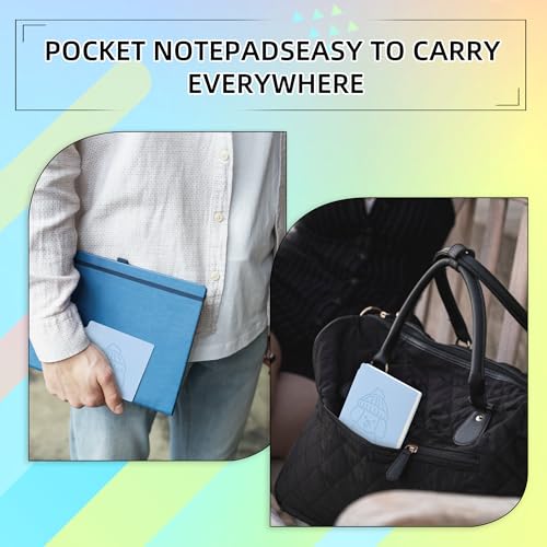 BOBO RABBIT 3 Pack Mini Blank Notebooks Pocket Size No Line Journal Notebook Total 600 Pages Small Softcover Vegan Leather Sketchbook Cartoon Puppy Dog Pattern Memo Notepads with Pen Holder for Students Women Writing Diary Sketch, 3.9"x3.9" Inner(Mini Squ