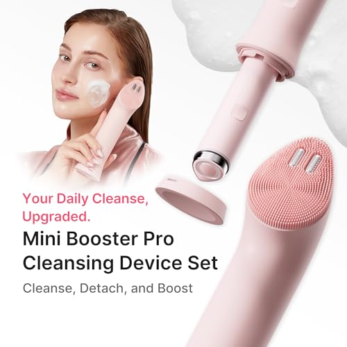 medicube Mini Booster Pro Plus Cleansing Device Set - Portable, Pink - color: Pink