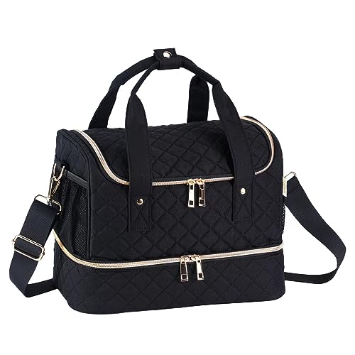 GR69N Nail Polish Organizer,Travel Nail Bag Organizer Case - color: Black01