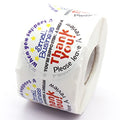 Please Leave a Review Stickers,Small Business Package Packing - color: Thank You Support a Small Business