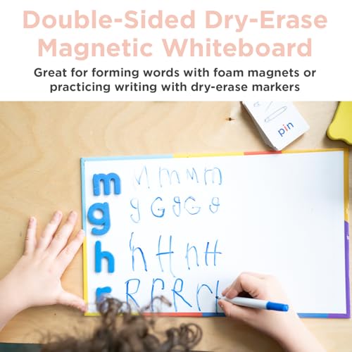 Magnetic Foam Letters for 36m+ Kids - Classroom Alphabet Letters Kit 284 Pcs with CVC Cards - Classic ABC Board Magnets
