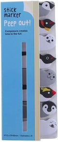 Penguin Kawaii Sticky Notes, Page Flags, Index Tabs, Self-Stick Memo Pad with Cute Animal Designs