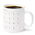 BICETTO Hangul Coffee Mug - Korean Alphabet Cup, K-Pop Gift Manuscript - color: Square Manuscript