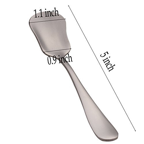 WARMBUY Small Stainless Steel Ice Cream Coffee Dessert Spoons, Set of 10