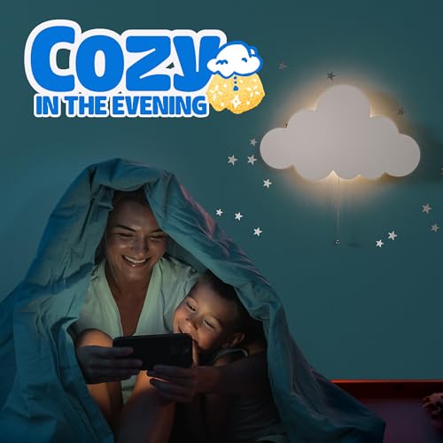 Cloud Light - Floating Cloud Wall Lamp | Baby Nursery Cloud Night Light - color: Cloud