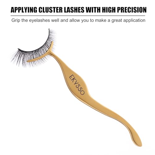 Lash Applicator Tools, 3-in-1 Lash Cluster Tweezers Kit