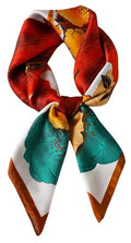 Silk Like Square Scarf for Women Men 27.5" - color: Ginkgo Yellow
