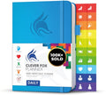 Clever Fox Daily Planner, Undated Professional & College Day, Blue - color: Blue (Undated)