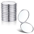 Yalikop 8 Pcs Compact Mirror Bulk, Mini Pocket Mirrors, Silver - color: Silver