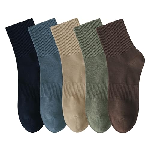 Women's Cotton Quarter Crew Socks - color: 23 Multicolor - 5 Pairs
