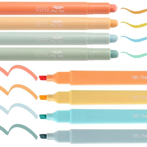 Mr. Pen- Aesthetic Highlighters and Gel Highlighters, 8 Pack