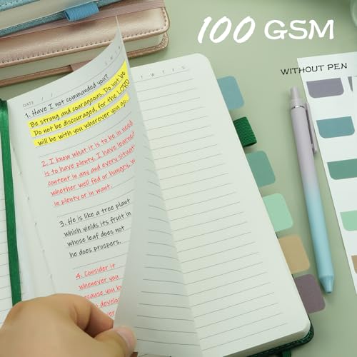 Hoci Poci 400 Pages Lined Journal Notebook, 5.8" x 8.4", Green - color: Green, size: Lined-400 Pages (5.7"×8.3")