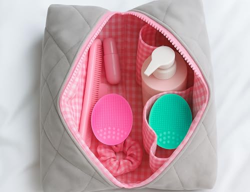Plum Beauty Silicone Face Scrubber & Facial Cleansing Brush for Clear Skin