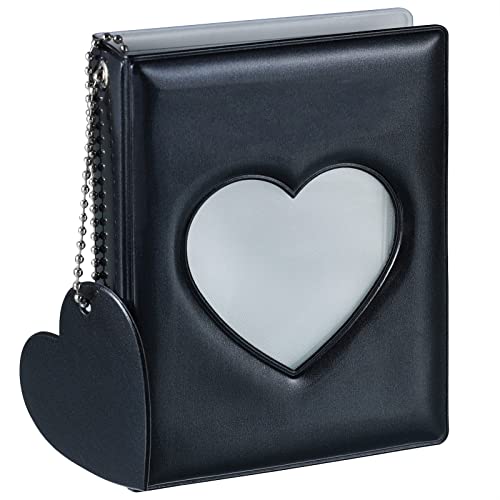 FRIUSATE 3 Inch Kpop Photocard Holder Book Black - color: Black
