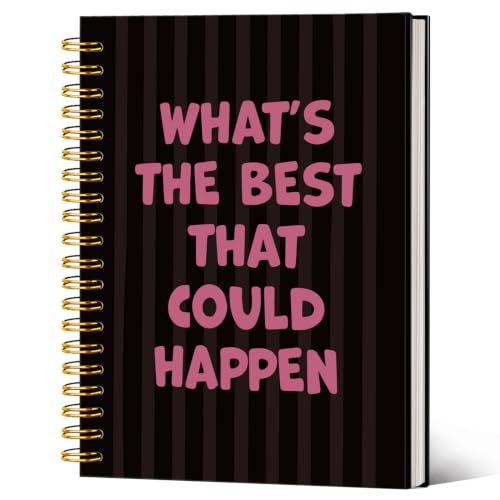 Cute Pink and Black Notebook Journal A5 for Girls - color: Black-a5