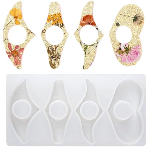 Resin Molds for Thumb Book Page Holder, Reusable Silicone Bookmark Molds Handmade Thumb Bookmark Casting Mold for Epoxy Resin, DIY Reading Accessory for Book Lovers Readers
