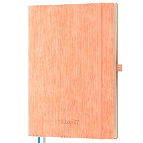 2026-2027 Weekly and Monthly Planner (Jul.2026–Dec.2027) - color: Pink, size: Large-11.5" x 8.5"