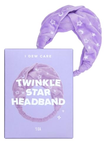 I DEW CARE Twinkle Star Face Wash Headband, Animal Head Band, Soft & Fuzzy - color: 08 Twinkle Star Headband