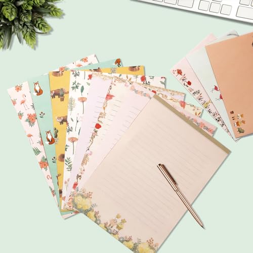 91 Pcs Stationery Paper Envelopes Set - color: Sweet
