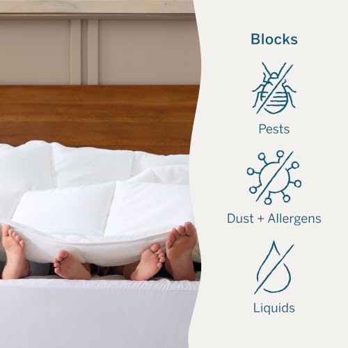 Lucid® Zippered Mattress Encasement – Waterproof Protector – King - size: King, style: Mattress Encasement