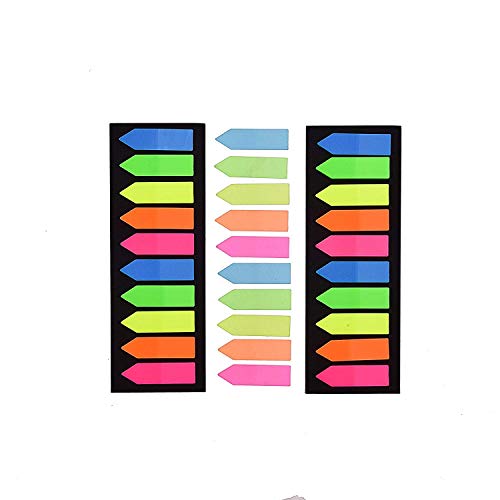 Morepack 2000 Count Neon Color Tape Flag, Page Markers, Index Tab Flags - style: Arrow