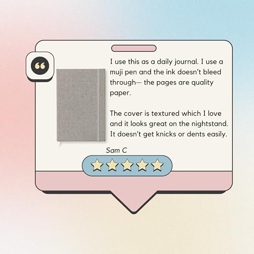Portage Blank Hardcover Aesthetic Notebook Writing Journal – Bleed-Proof Paper Notepad for Journaling, High GSM, A5 Notebook, Cream Pages - Smoke, 6 x 8.5 Inches, 224 Pages - color: Smoke, size: Blank Pages