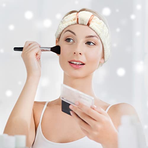 WILLBOND Spa Headband for Washing Face,Beige - color: Beige