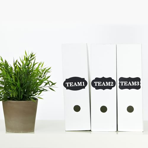 Mr. Pen- Chalkboard Labels, 100 pcs, Assorted Shapes - size: 100 pcs, style: Assorted Shapes