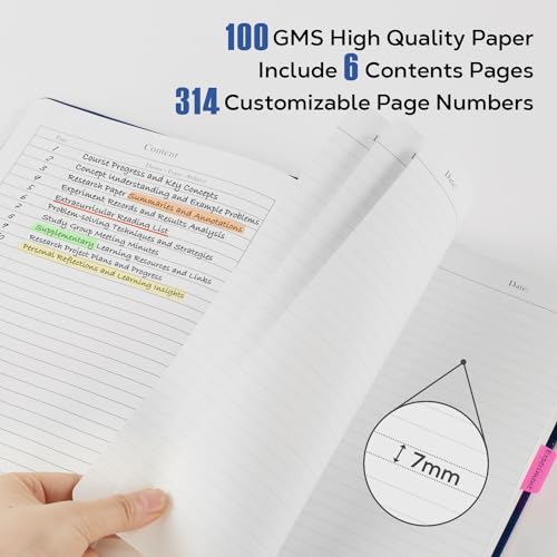 FOCUS DAY 3 Pack Journal Notebook, 320 Pages A5 Lined Notebook Journal Set for Work Writing, Hardcover Leather Bound Notebooks Bulk for Women Men Office School, 5.7'' X 8.4'', Multicolor - color: Blue-Brown-Black, size: A5