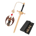ACOTAR Night Court Metal Bookmark, Dark Fantasy Page Marker Gift - style: Azriel