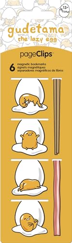 Gudetama Magnetic Page Clips (6-Pack) Stationery