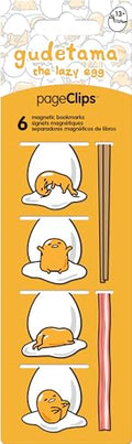 Gudetama Magnetic Page Clips (6-Pack) Stationery
