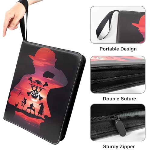 900 Pockets Custom Card Binder, Portable Waterproof PU Storage Album,VW72 - color: A-Custom-900