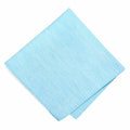tiemart Regent Morris Neckwear Silk/Linen Pocket Square - color: Watercolor Blue Regency