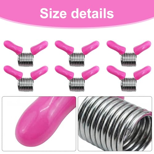 Bead Clamps with Red Handles, 6‑Piece