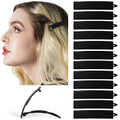 12pcs Hair Barrettes Set for Women and Girls, Hair Clips for Thick Thin Fine Hair, Non-metal Hair Accessories, Non-Slip Grip Handmade Snap Hairpin, BPA Free - color: SN9