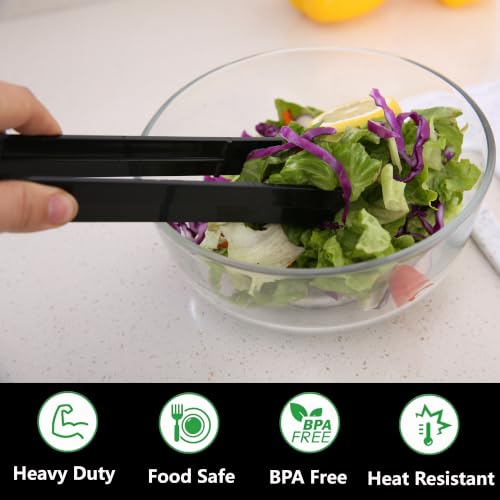 Plastic Serving Tongs Disposable Kitchen Tongs for Food Salad