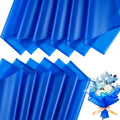 Ctosree 240Sheets Flower Wrapping Paper,Waterproof Korean Bouquet Wrap 23in - color: Navy Blue