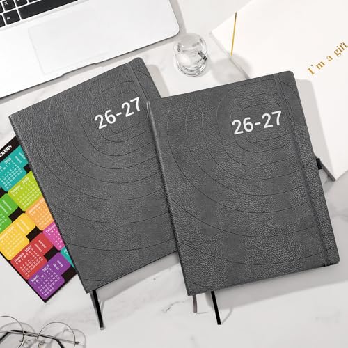 2026-2027 Planner - Weekly & Monthly Planner 2026-2027, 8.5" x 11" - style: Grey, 8.5" x 11"| 26-27