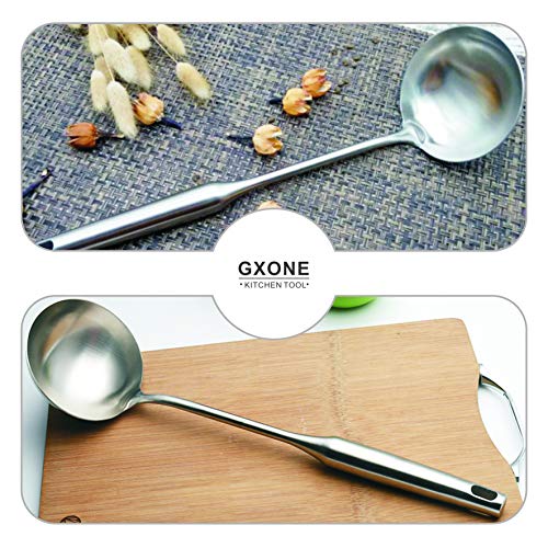 Soup Ladle,304 Stainless Steel Cooking Ladle with Long Handle,3.9 Inch - style: Soup Ladle